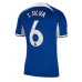 Chelsea Thiago Silva #6 Replika Hemma matchkläder 2023-24 Korta ärmar